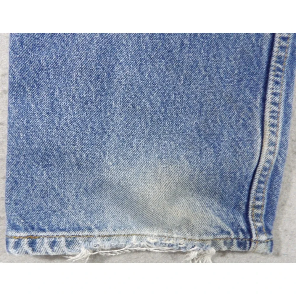 VTG Levis 505 Regular Fit Straight Leg Jeans Men 36x34 Medium Wash Denim Indigo